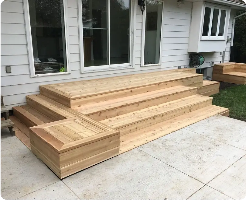 Beautiful deck and interlock project in Ottawa